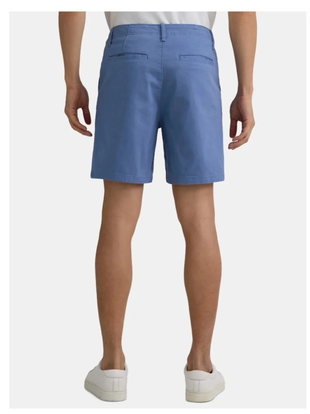 George Men's Relaxed Stretch Twill Flat Front Shorts, 9